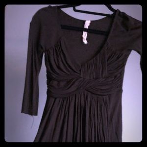 Gorgeous, flowy, soft chocolate Anthro top.